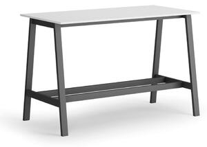 Vysoký barový stůl, 1600 x 800 mm, bílá