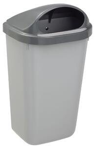 Rossignol SAS Rossignol venkovní odpadkový koš XERIOS, na sloupek/zeď, šedý, plast, 50 L
