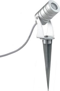 FAN LED-IRIDE-3P-BCO Venkovní reflektor IRIDE DC12/24V stříbrná, hliník, 3x1 W, 6000 K, stmívatelné, IP65, 12 x 4,2 cm - FANEUROPE