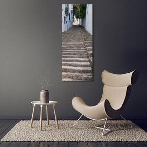 Vertikální Fotoobraz na skle Kamenné schody osv-93287021