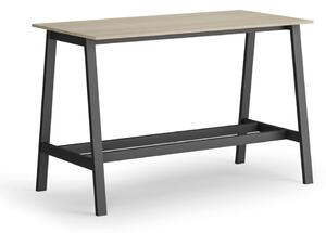 Vysoký barový stůl, 1600 x 800 mm, dub přírodní
