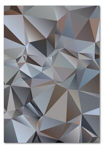 Vertikální Fotoobraz na skle Abstrakce trojúhelníky osv-93268877