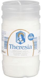 Theresia svíčka vklad 132g ~2dny bílá litá