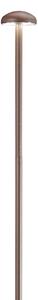 FAN LED-PUCK-P120-BRO Zápichové svítidlo zahradní sloupek PUCK LED 24 V DC IP65 corten 42 x 600 mm vč. kabelu 3 m - FANEUROPE
