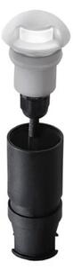 FAN LED-STEP24V-R1C Pochozí venkovní svítidlo LED STEP DC 24 V nikl hliník 2 W 170 lm 3000 K IP67 4,5x5,7 cm - FANEUROPE