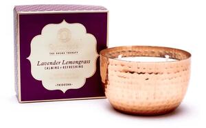 Ajurvédská vonná svíčka - Levandule a Lemongrass