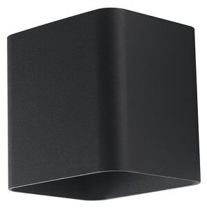 FAN LED-W-BIOME NERO Venkovní nástěnné svítidlo LED BIOME černá hliník 2x3,5W 840 lm 4000K IP54 9,5x11 cm - FANEUROPE