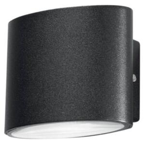 FAN LED-W-BOXTER NER Venkovní nástěnné svítidlo LED BOXTER černá hliník 2x4W 960lm CCT IP44 10x12,9x8,5 cm - FANEUROPE