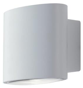 FAN LED-W-BOXTER BCO Venkovní nástěnné svítidlo LED BOXTER bílá hliník 2x4W 960lm CCT IP44 10x12,9x8,5 cm - FANEUROPE