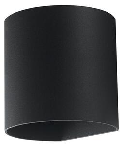 FAN LED-W-GOLF NERO Venkovní nástěnné svítidlo LED GOLF černá hliník 2x3,5W 840lm CCT IP54 9,5x11 cm - FANEUROPE