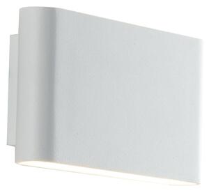 FAN LED-W-GAMMA/10W Venkovní nástěnné svítidlo LED GAMMA bílá hliník 2x5W 1100lm CCT IP54 9x17x4 cm - FANEUROPE