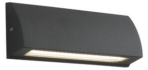 FAN LED-W-SHELBY-170 AKCE - Venkovní nástěnné svítidlo LED SHELBY antracit hliník 6W 670lm CCT IP54 6x17x3,2 cm - FANEUROPE