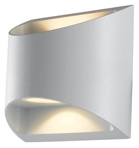 FAN LED-W-VEYRON BCO Venkovní nástěnné svítidlo LED VEYRON bílá hliník 2x3,5W 840lm CCT IP54 13x12,3x6,9 cm - FANEUROPE