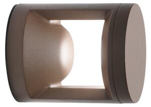 FAN LED-WAMI-AP-BRO Venkovní nástěnné svítidlo LED WAMI bronz hliník 10 W 1530 lm CCT IP65 14,4x12 cm - FANEUROPE