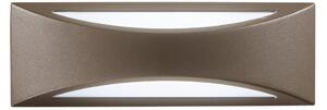 FAN LED-W-WEISS-BRO Venkovní nástěnné svítidlo LED WEISS hliník bronz 16W 1800lm CCT IP65 35x12x11,3 cm - FANEUROPE