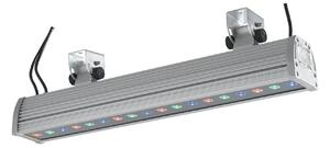 FAN LED-WALLWASHER-18 Venkovní reflektor LED WALLWASHER hliník 18x2 W RGB stmívatelné IP65 8,55x56,5x15,4 cm - FANEUROPE