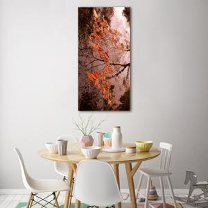 Vertikální Fotoobraz na skle Podzimní listí osv-94898362