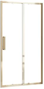 Rea Rapid Slide sprchové dveře 140 cm posuvné zlatá lesk/průhledné sklo REA-K5616