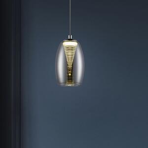 Brilliant G60770/93 Závěsné svítidlo METROPOLIS LED 26W kouřové sklo