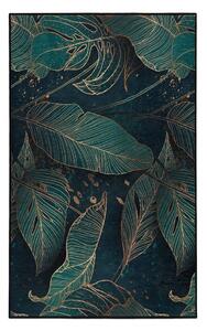 Pratelný koberec v petrolejové barvě 80x150 cm Midnight Jungle – Mila Home