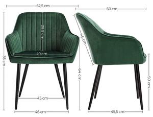 Set dvou jídelních židlí LDC087C02 (2 ks)