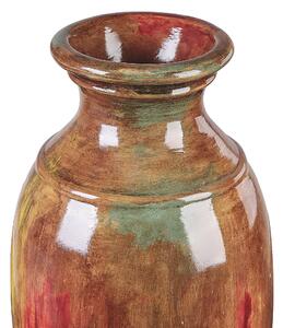 Pálená hlína Dekorativní váza 65 Hnědá Pestrá HIMERA