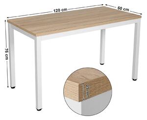 Pracovní stůl VASAGLE 76 × 120 × 60 cm