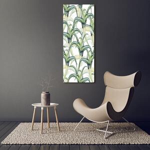 Vertikální Fotoobraz skleněný na stěnu do obýváku Aloes osv-96215866