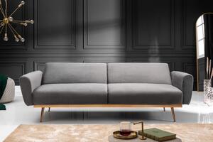Pohovka BELLEZZA 210 CM šedá rozkládací Nábytek | Obývací pokoj | Sedací soupravy a pohovky | Pohovky | Všechny pohovky