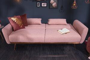 Pohovka BELLEZZA 210 CM růžová rozkládací Nábytek | Obývací pokoj | Sedací soupravy a pohovky | Pohovky | Všechny pohovky