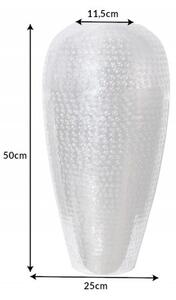 Váza ORIENT II 50 CM stříbrná Doplňky | Vázy