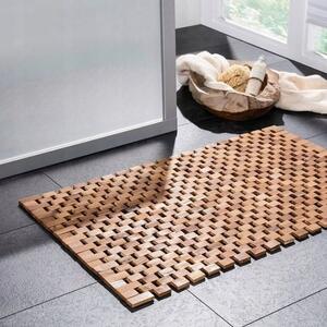 Rea - bambusová rohožka do koupelny 40x60 cm 371563A, dřevo, LAZ-09563