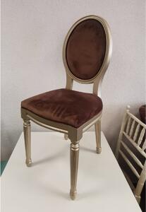 IBA Luxusní jídelní židle Padova Potah: Látka, Varianta: Hnědá