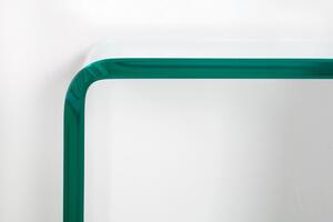 Skleněný konzolový stolek Ogho, 100 cm