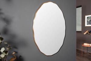 Zrcadlo oválné ELEGANCIA 100 CM zlaté Zrcadla | Kulatá