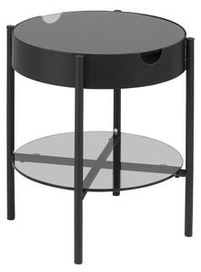Kulatý konferenční stolek 45 cm Černý BOMANI