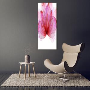 Vertikální Foto obraz canvas Růžový květ ocv-98648030