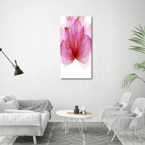 Vertikální Foto obraz canvas Růžový květ ocv-98648030