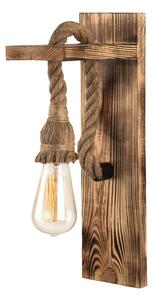 Nástěnné svítidlo v přírodní barvě Woody – Squid Lighting