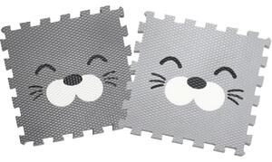 Vylen Pěnové podlahové puzzle Minideckfloor Tuleň Světle šedá 340 x 340 mm