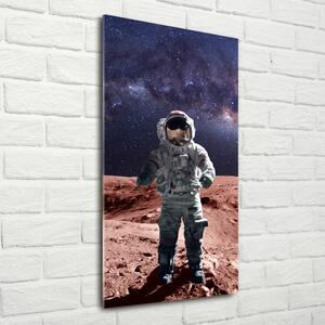 Vertikální Foto obraz sklo tvrzené Astronauta osv-99633895