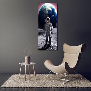 Vertikální Foto obraz sklo tvrzené Astronauta osv-99634012