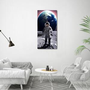 Vertikální Foto obraz sklo tvrzené Astronauta osv-99634012