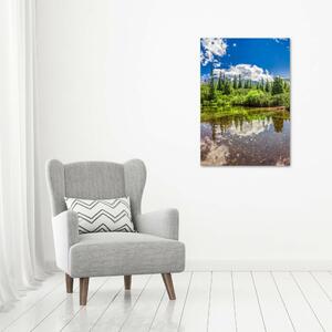 Vertikální Foto obraz na plátně Jezero v horách ocv-99700033