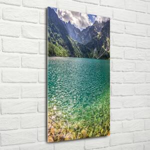 Vertikální Foto obraz skleněný svislý Jezero v horách osv-99700866