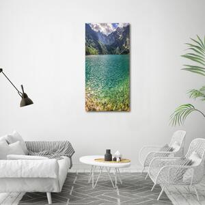 Vertikální Foto obraz skleněný svislý Jezero v horách osv-99700866