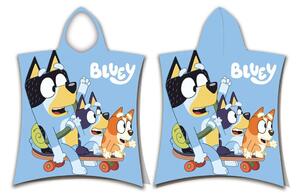 Jerry Fabrics Dětská pončo osuška - Bluey - skate