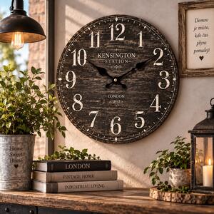 Nástěnné hodiny Kensigton vintage Ø 34 cm 2000045