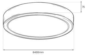LED Stropní svítidlo LAGO LED/36W/230V pr. 48 cm
