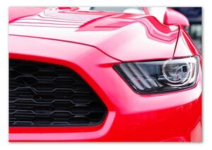 Foto obraz sklo tvrzené Červený Mustang osh-104676754